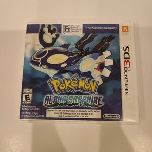 Pokemon Aqua Sapphire Nintendo 3DS authentic Case included